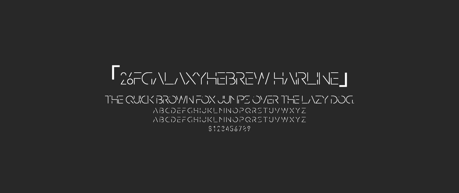 26FGalaxyHebrew-Hairline字体预览