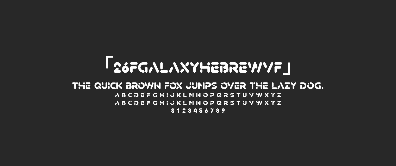 26FGalaxyHebrewVF字体预览