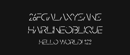 26FGalaxySans-HairlineOblique