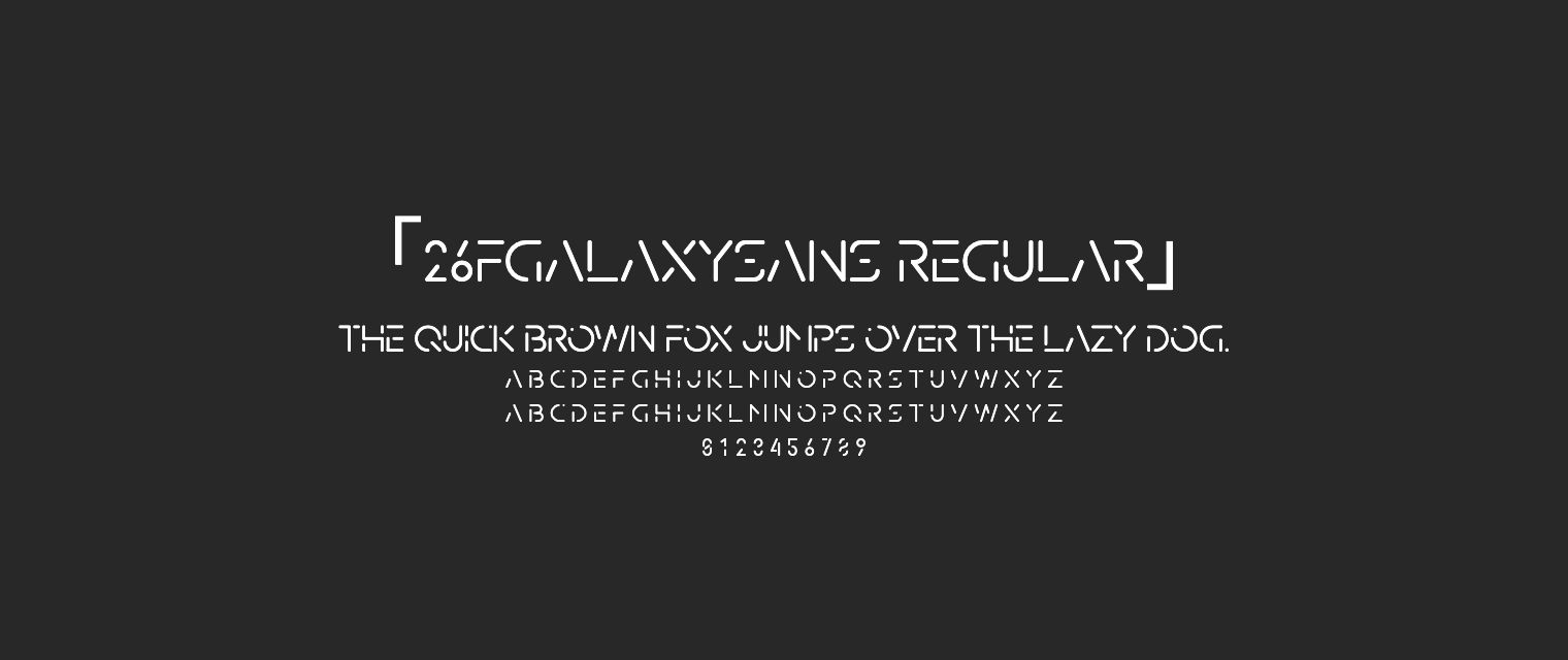 26FGalaxySans-Regular字体预览