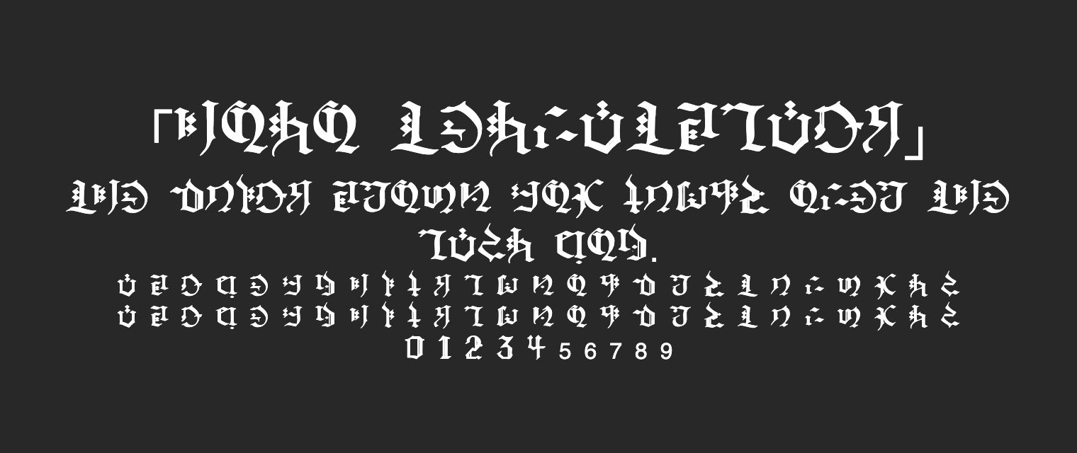 HoYo-TeyvatBlack字体预览