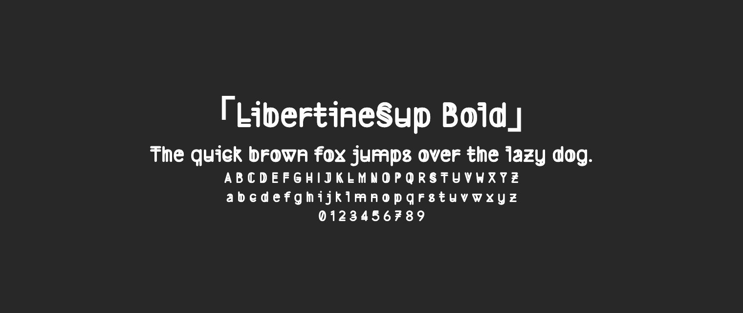 LibertineSup-Bold字体预览