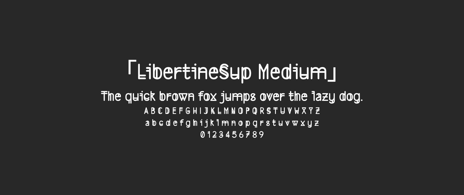 LibertineSup-Medium字体预览