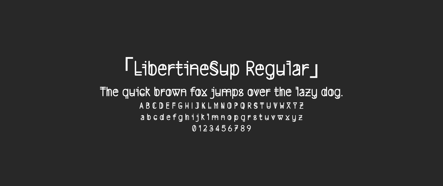 LibertineSup-Regular字体预览