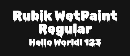 Rubik-WetPaint-Regular