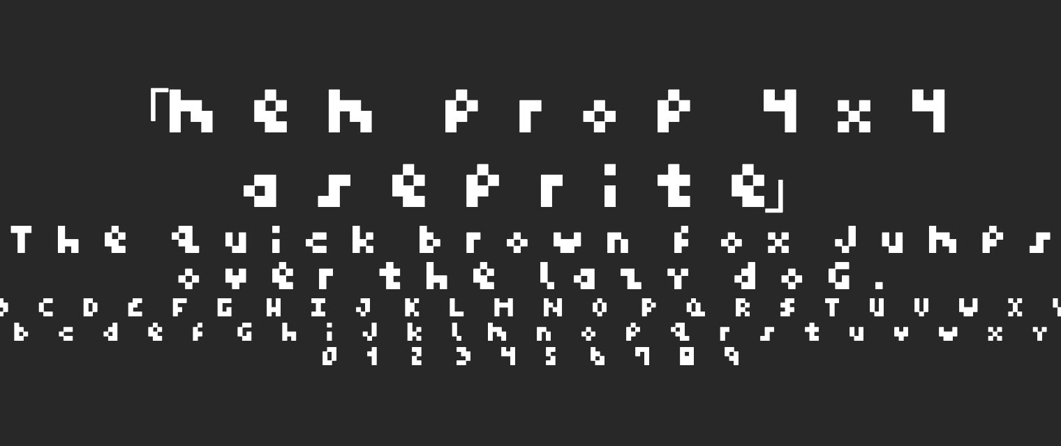 mem-prop-4x4-aseprite字体预览